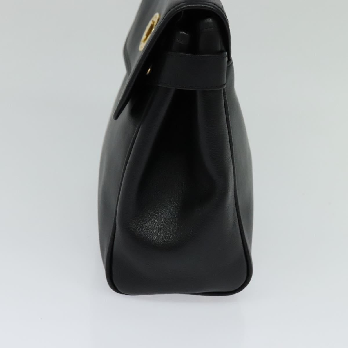 Burberry Hand Bag Leather Black - 4
