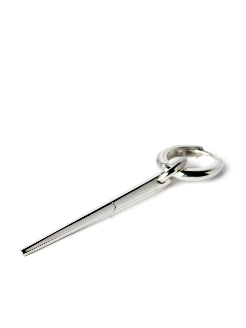 mini spike hoop earring - 3