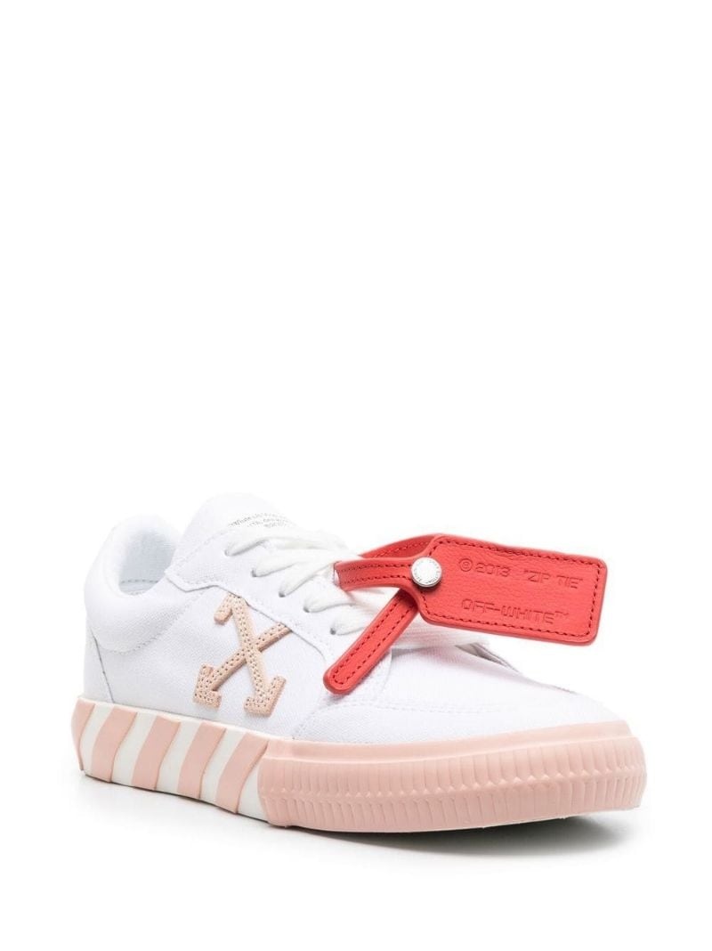 Vulcanised canvas low-top sneakers - 2