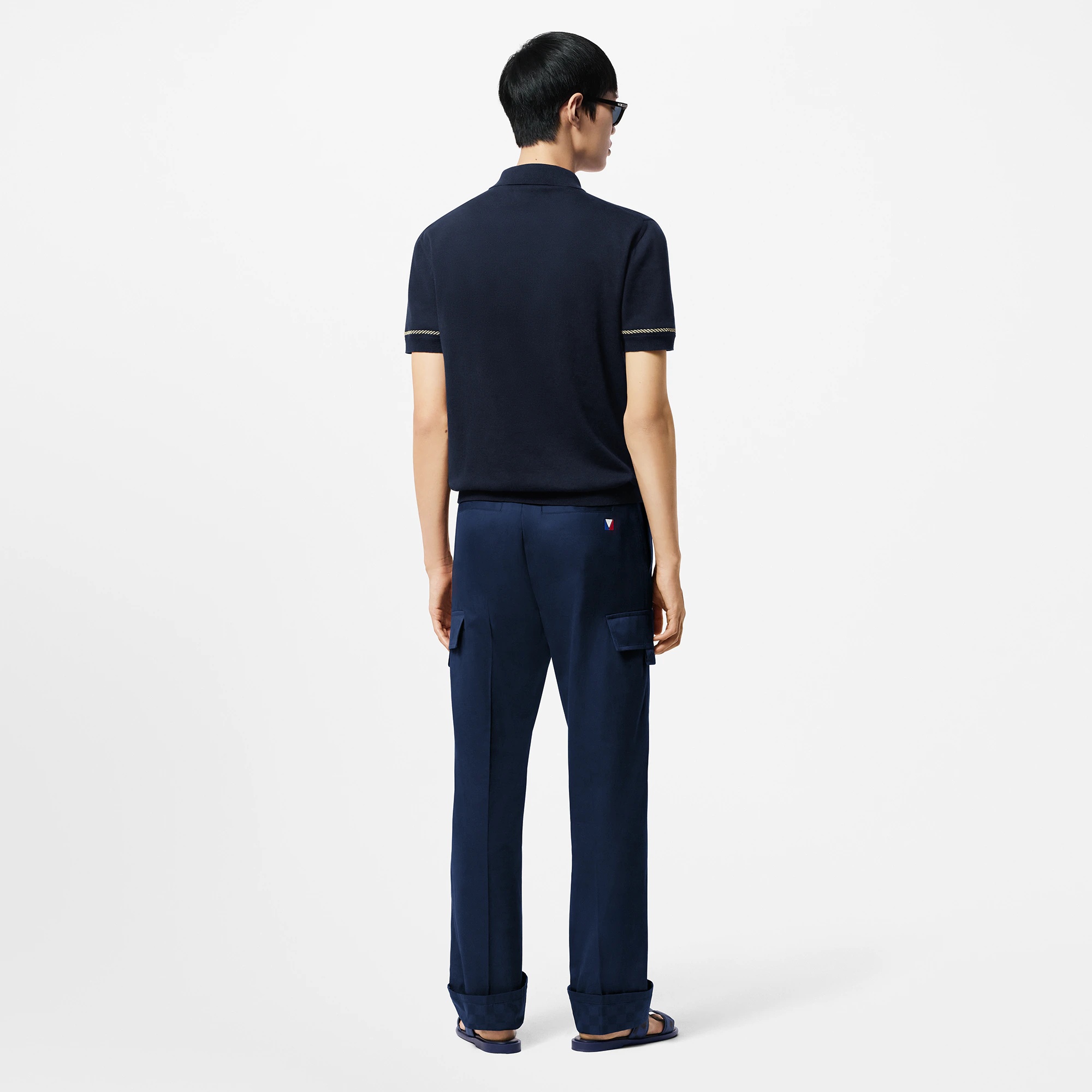Short-Sleeved Cotton Polo Shirt - 3