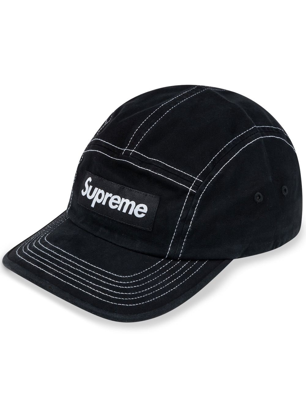 two-tone twill camp cap - 1