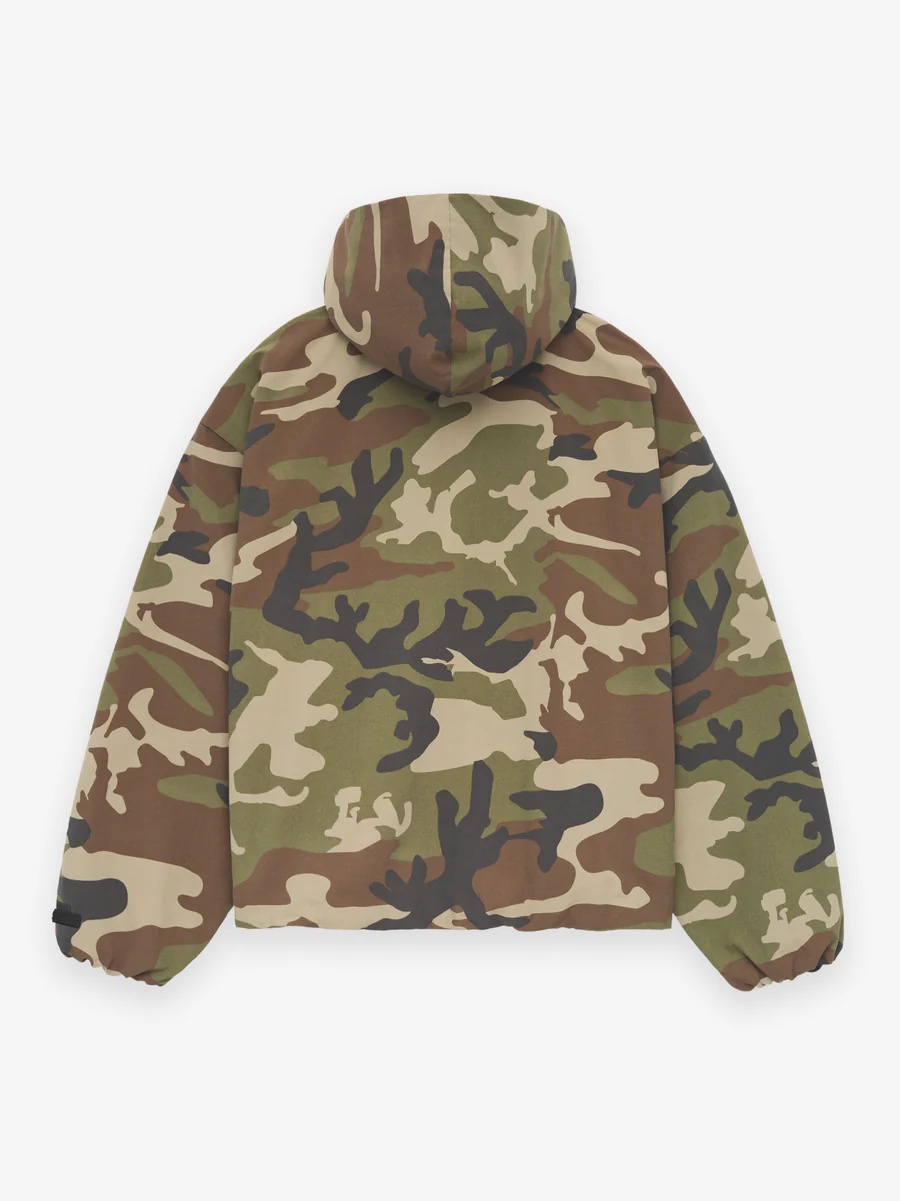 Military Nylon Hooded Anorak - 2