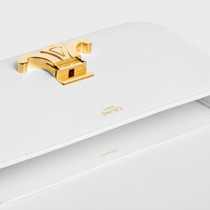 Shoulder Bag Triomphe in shiny calfskin 4