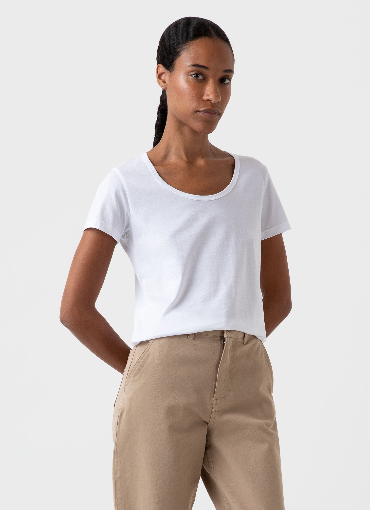 Classic Scoop Neck T‑Shirt - 1