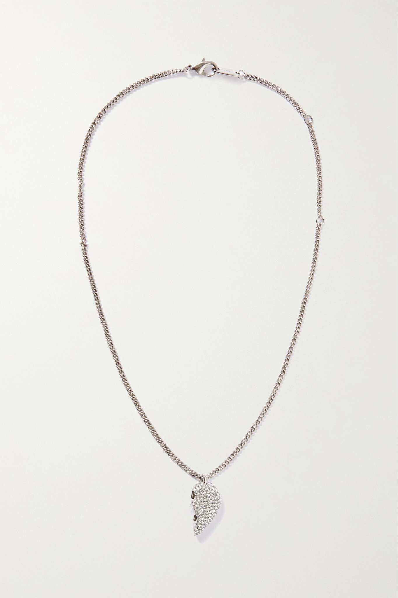 Lovelock rhinestone-embellished double necklace - 7