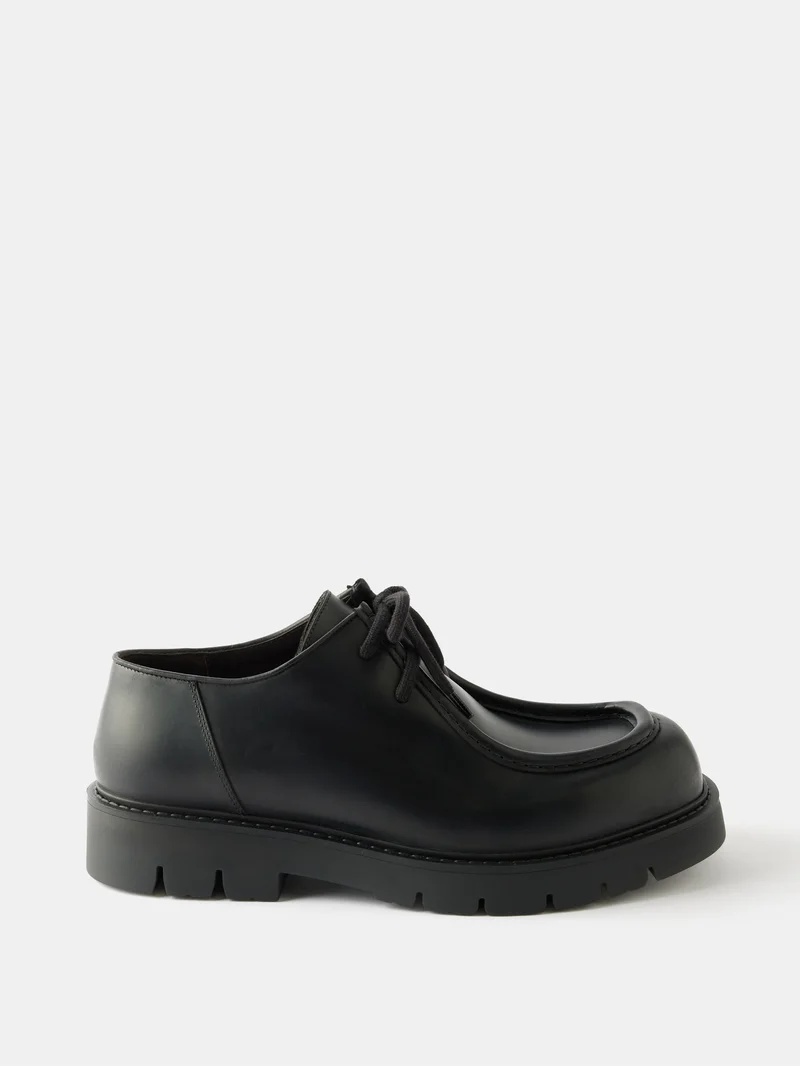 Buy Bottega Veneta Tire Boot 'Black Tangerine' - 630284