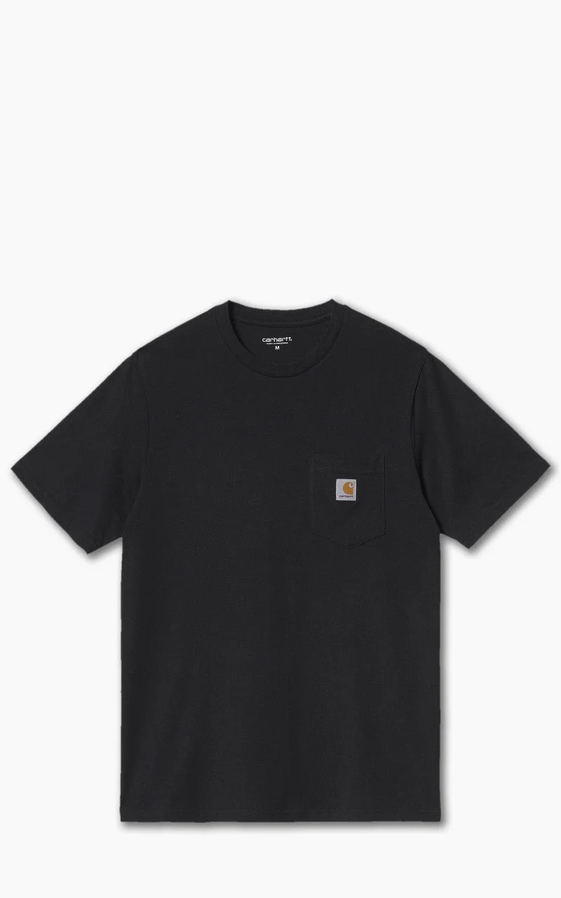 CARHARTT WIP S/S POCKET T-SHIRT BLACK - 1