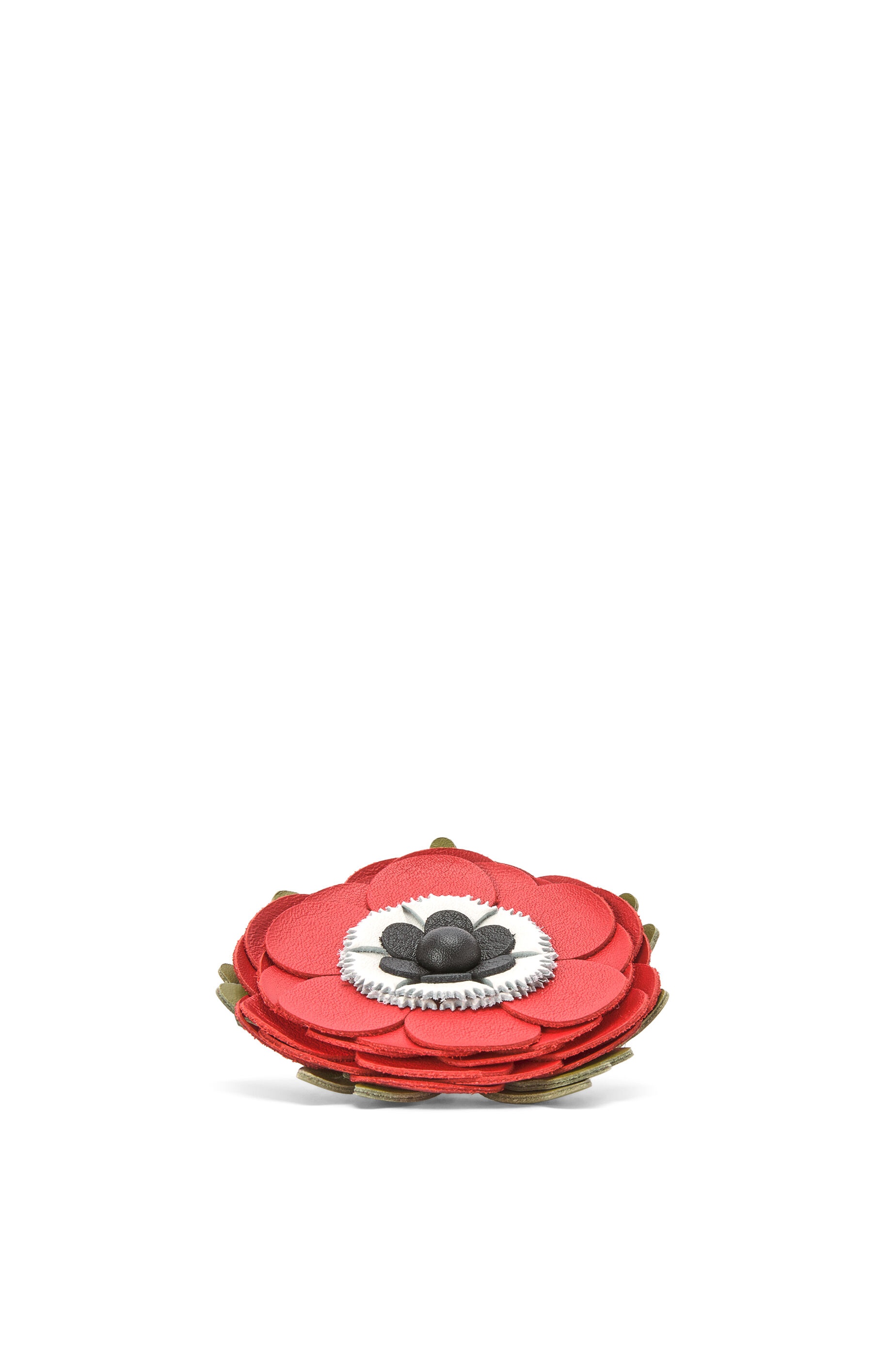 Pansy stud flower in classic calfskin - 2