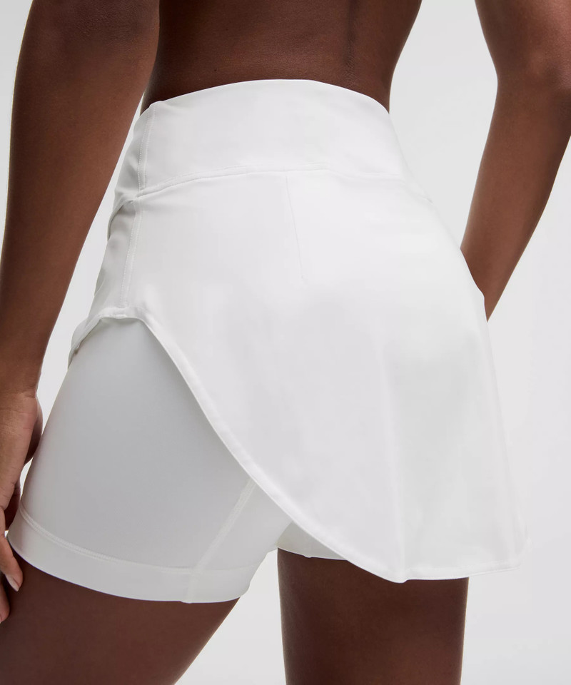 Asymmetrical Layered High-Rise Tennis Skirt 5