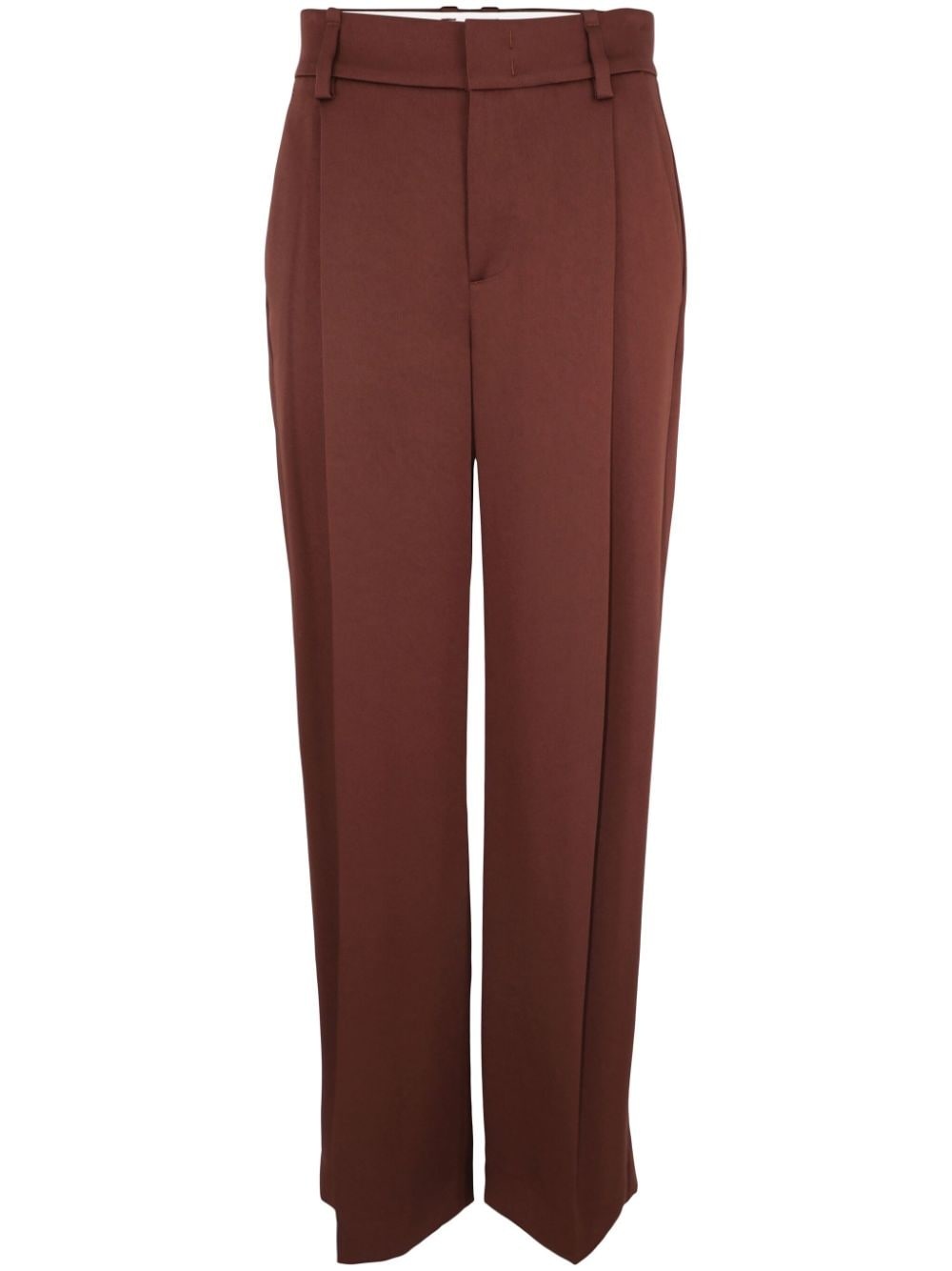 high-waist wide-leg trousers - 1