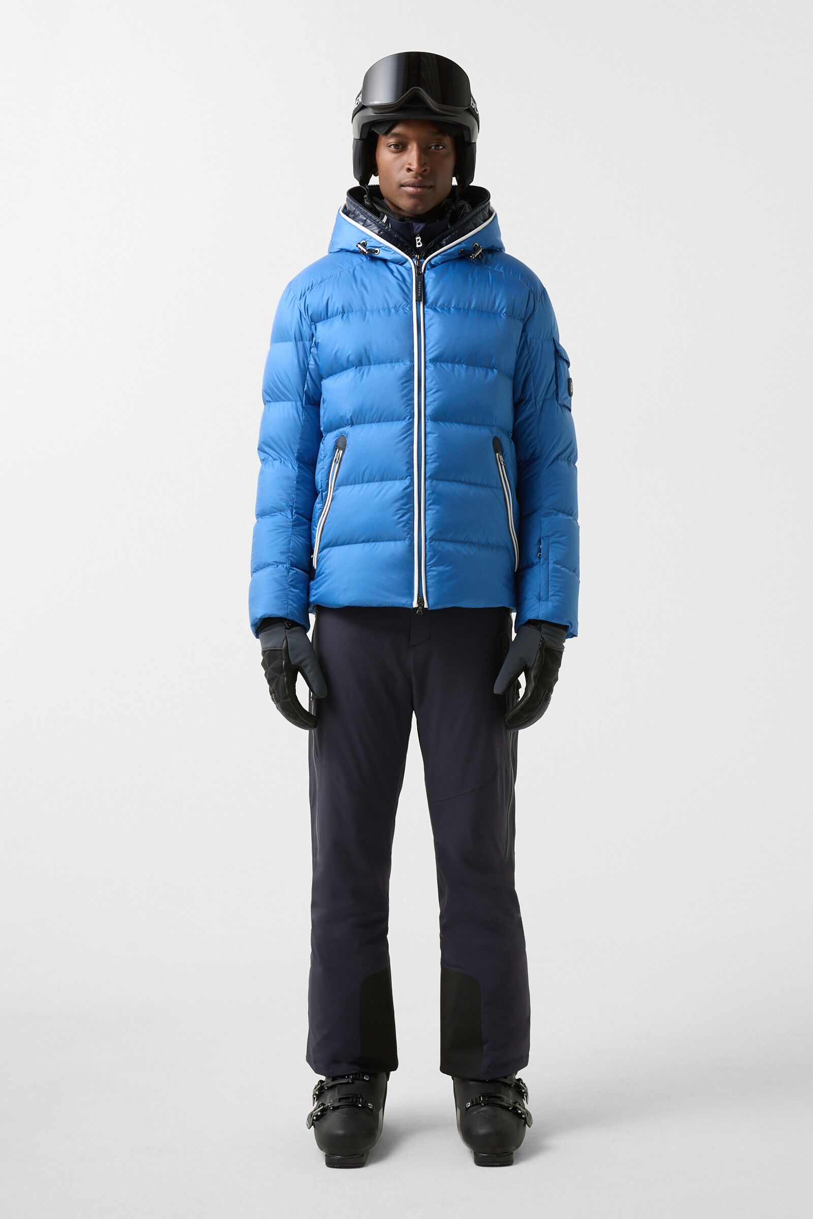Zayn Down ski jacket in Blue - 3