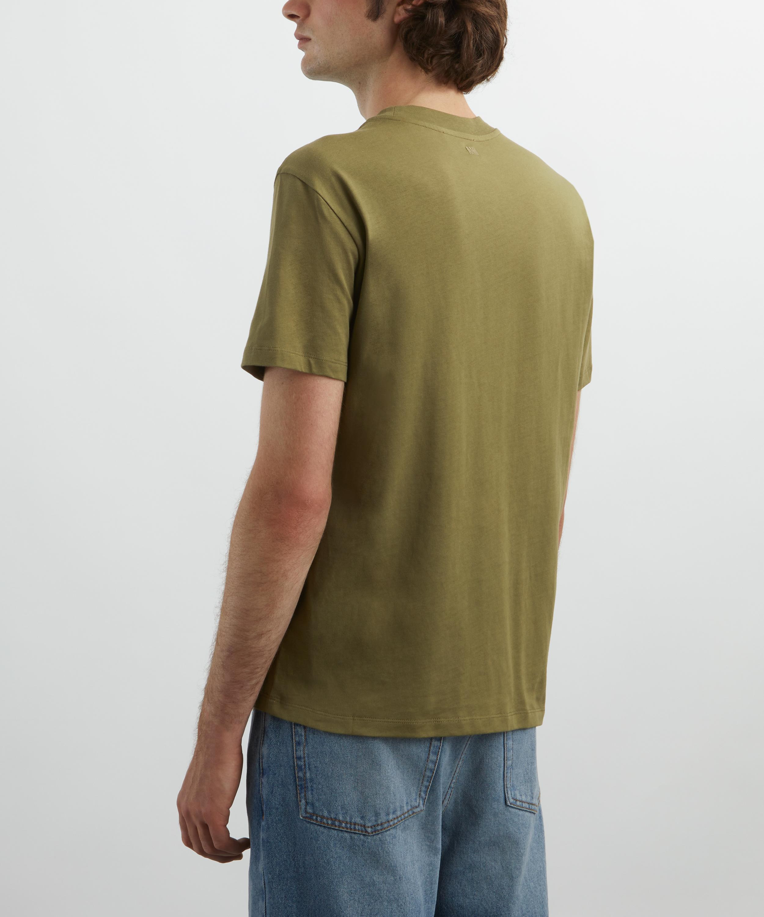 Cotton Contrast Ami de Coeur T-Shirt - 4