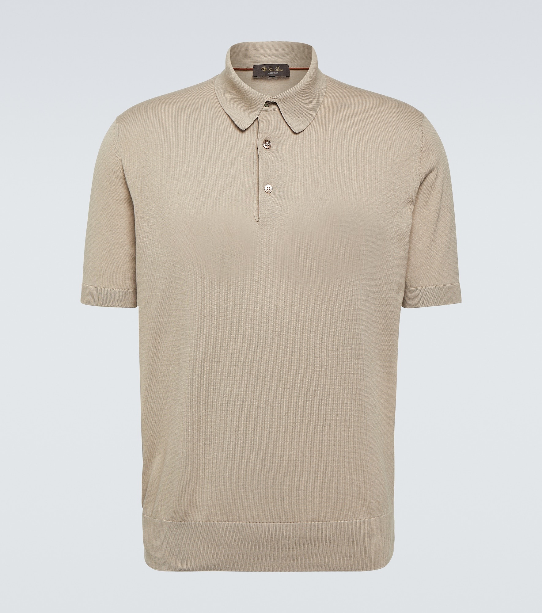 Cotton polo shirt - 1
