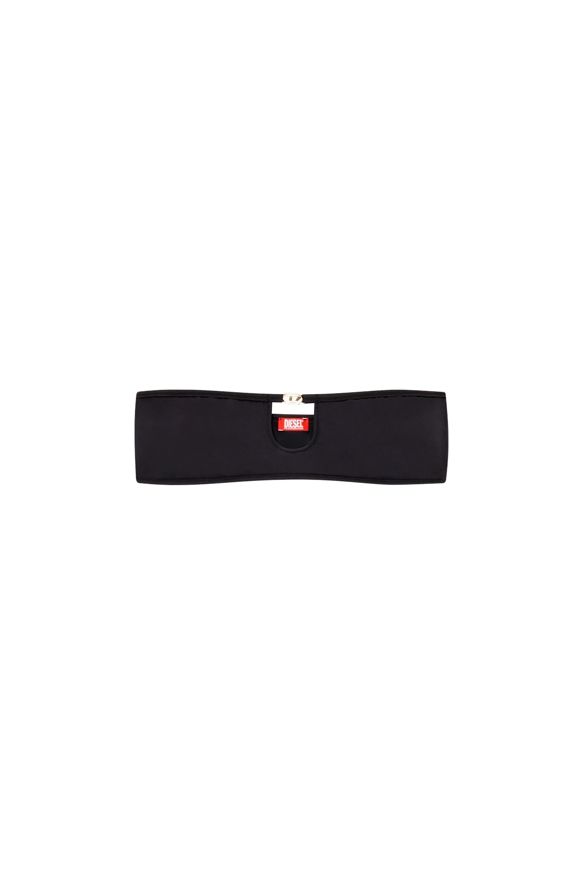 BANDEAU BRA IN WITH METAL OVAL D - 1