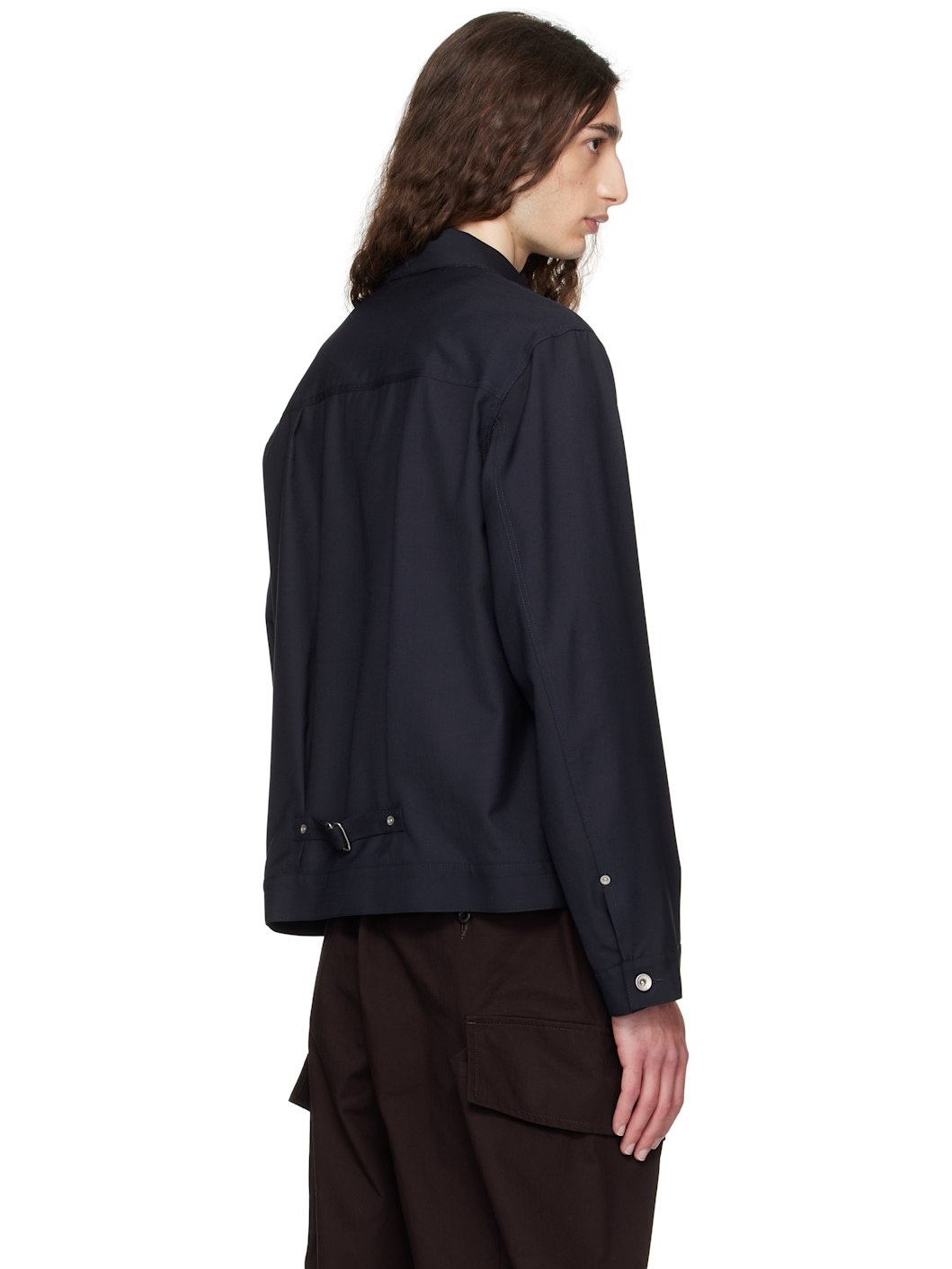 Navy Suiting Jacket - 3