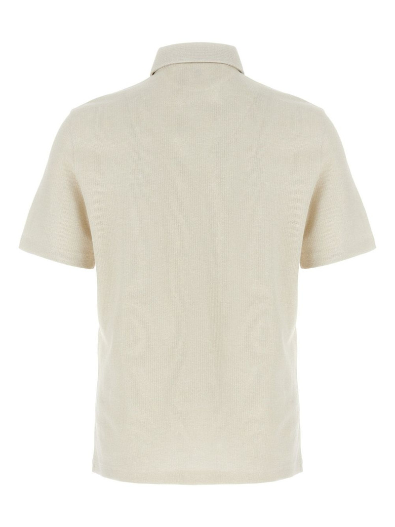 Brunello Cucinelli short sleeve polo shirt outlook