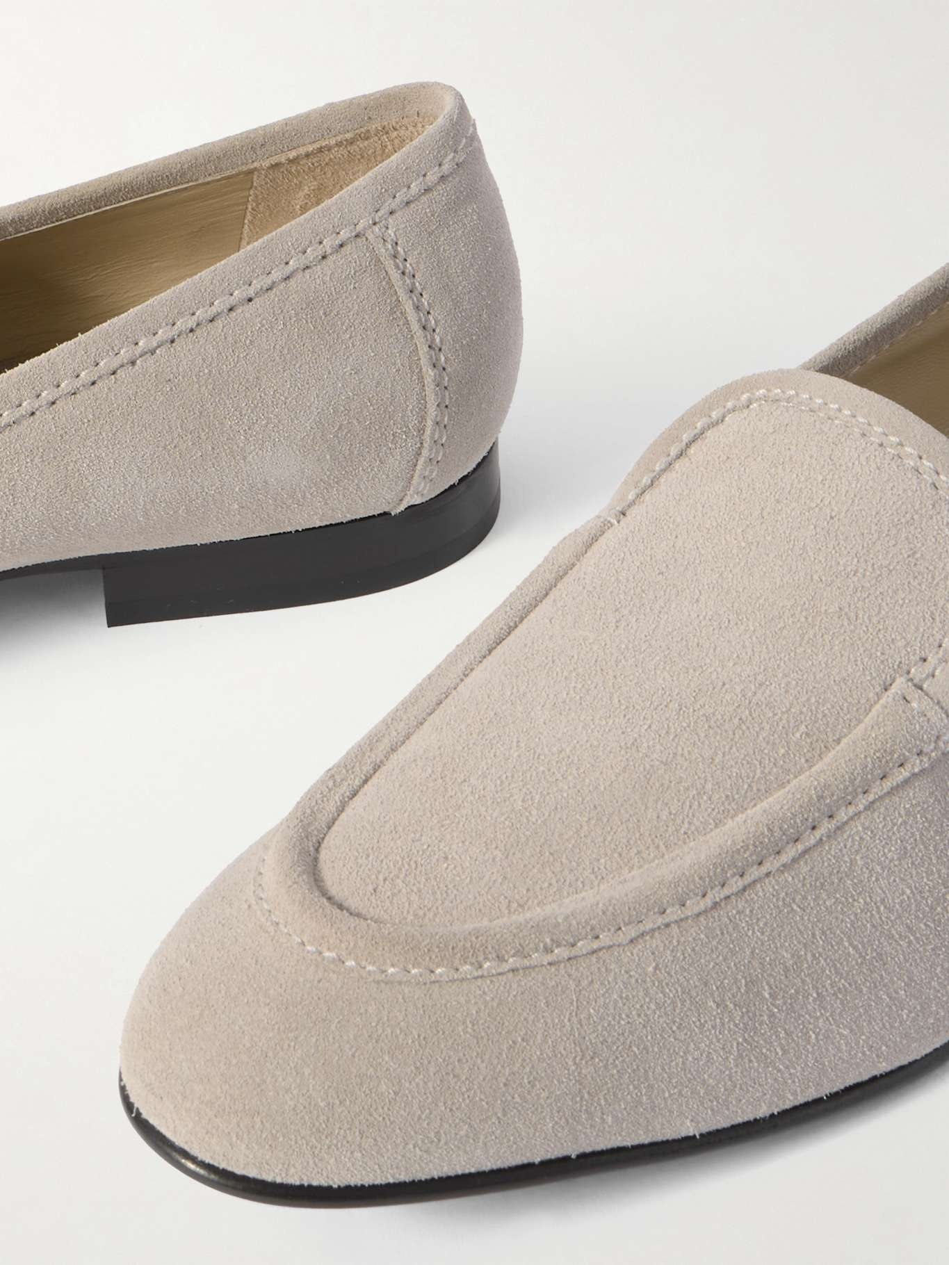 Suede loafers Stone - 4