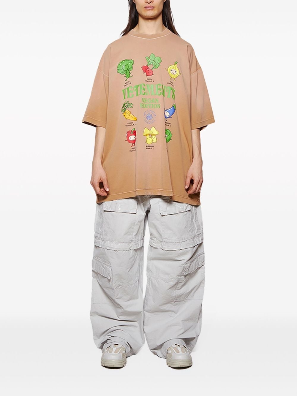 Vegan logo-print cotton T-shirt - 4