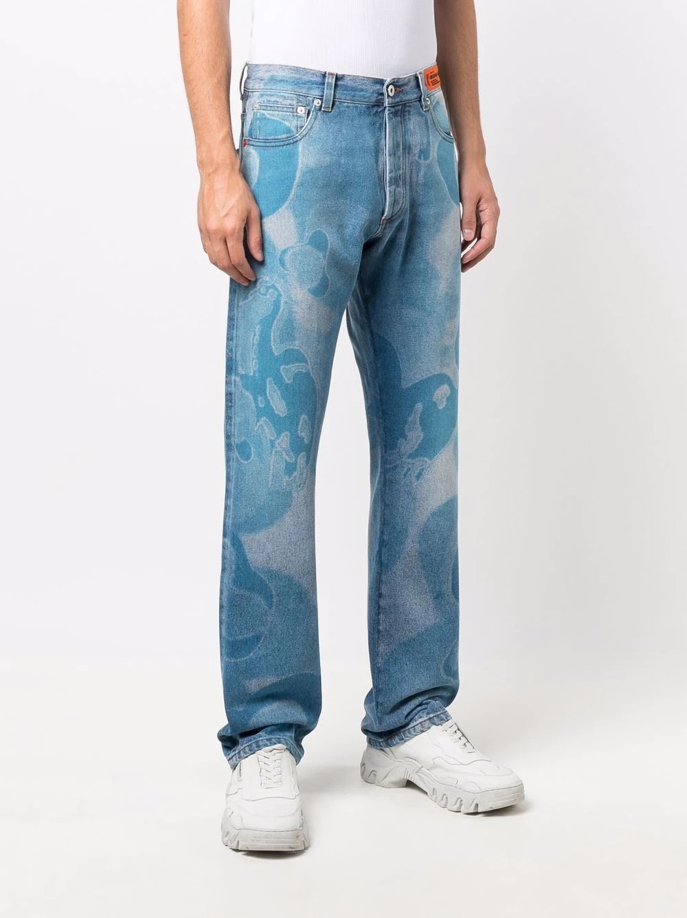 camouflage-pattern slim-fit jeans - 3