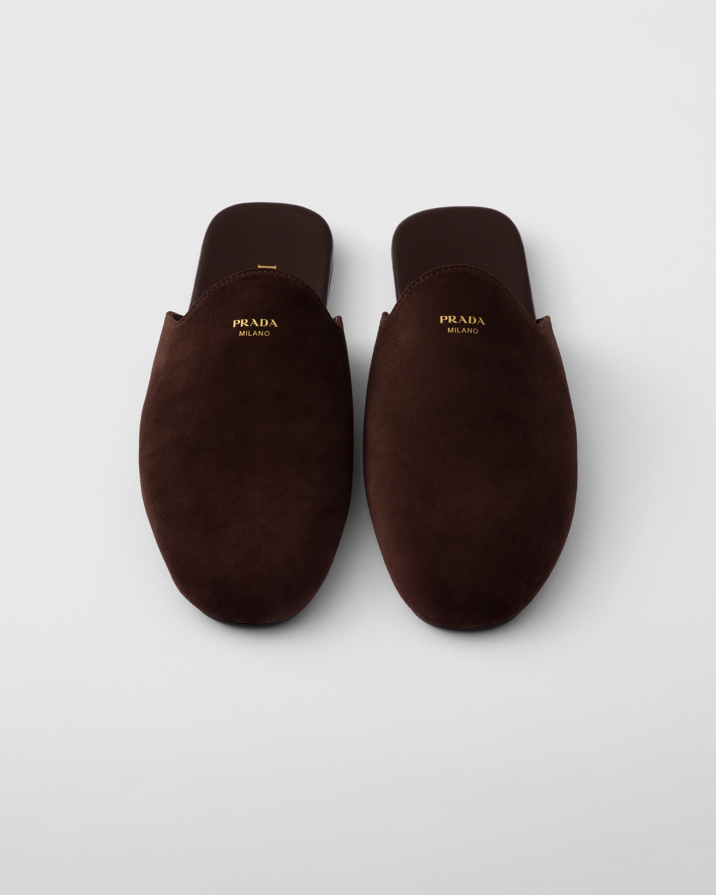 Suede mules - 4