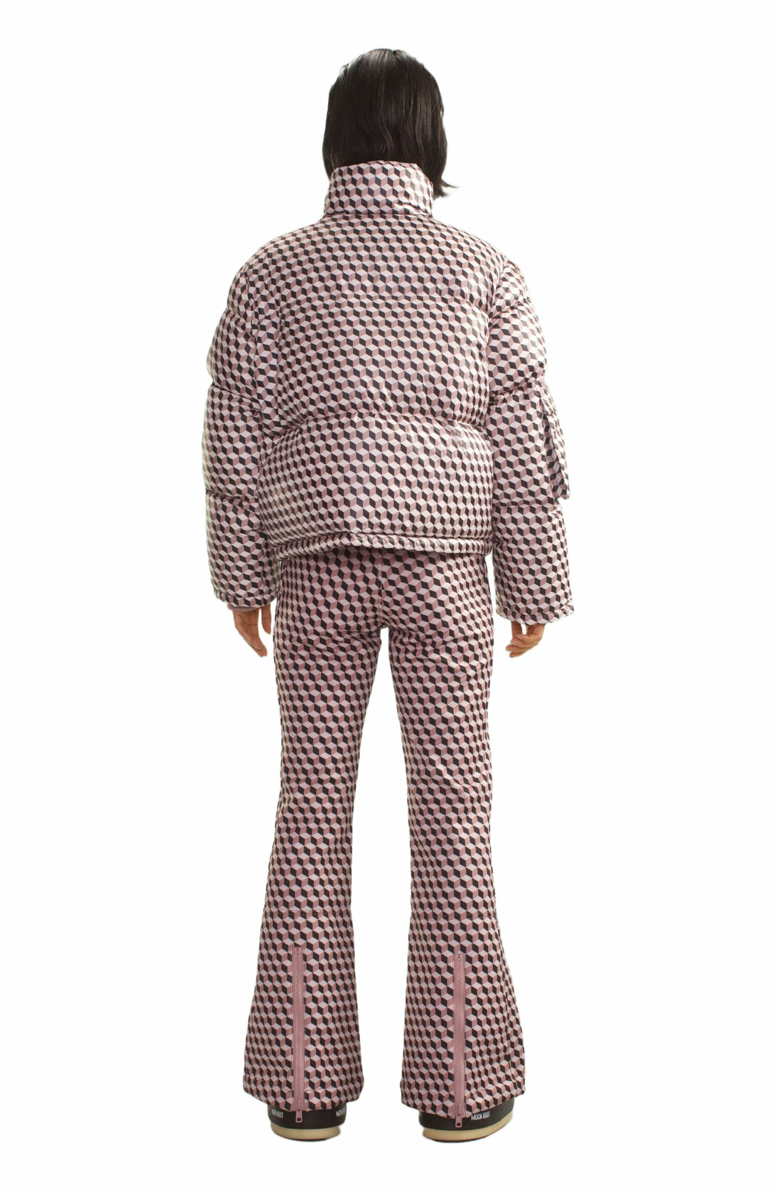 Cynthia Rowley Backcountry Puffer Jacket in Taupe Multi at Nordstrom - 7
