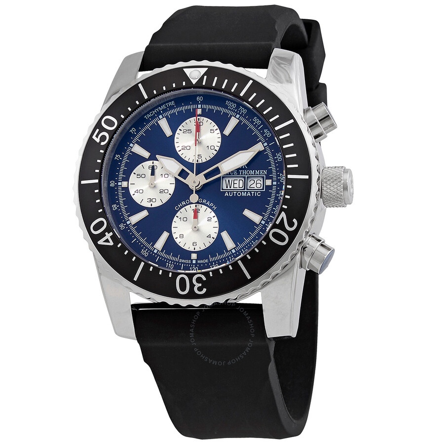 Revue Thommen - Revue Thommen Diver Chronograph Automatic Blue Dial Men's Watch 17030.6525 - 1