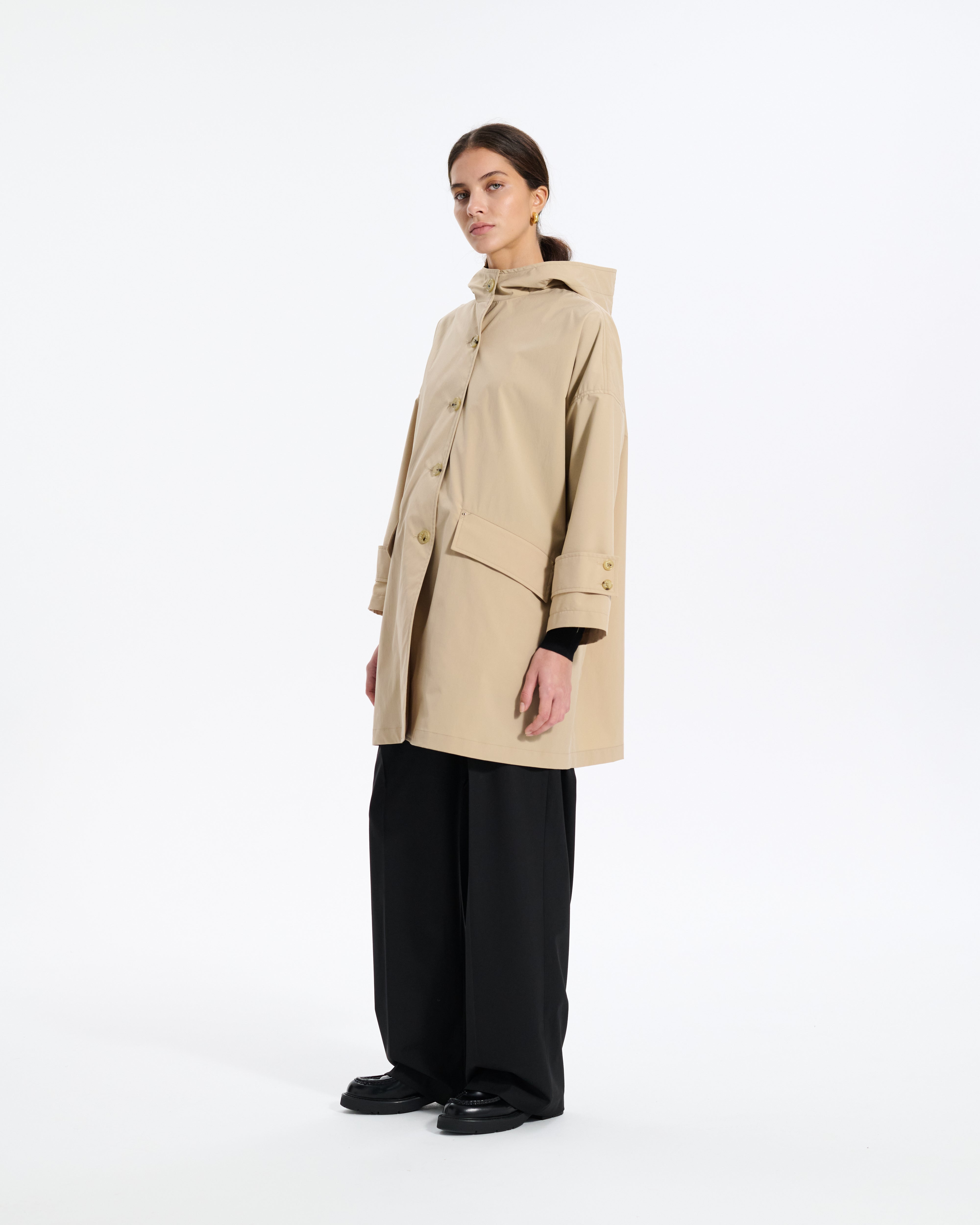 Humbie Hooded Short Coat - 3