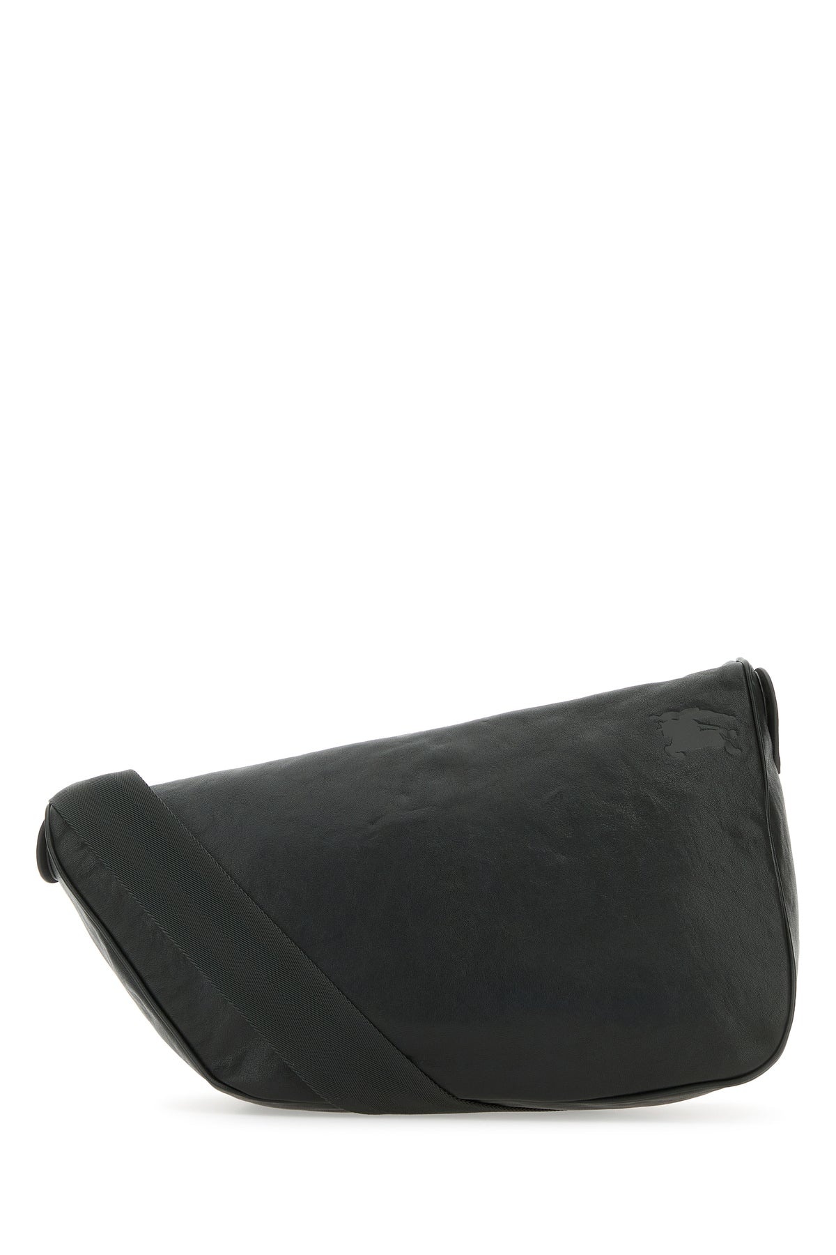 Slate leather large Shield crossbody bag - 3