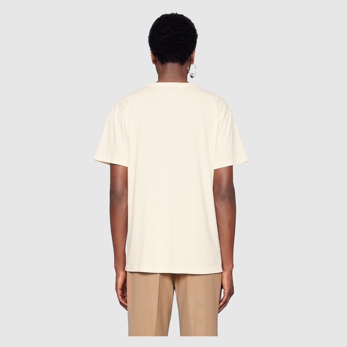 Oversize T-shirt with Interlocking G - 4