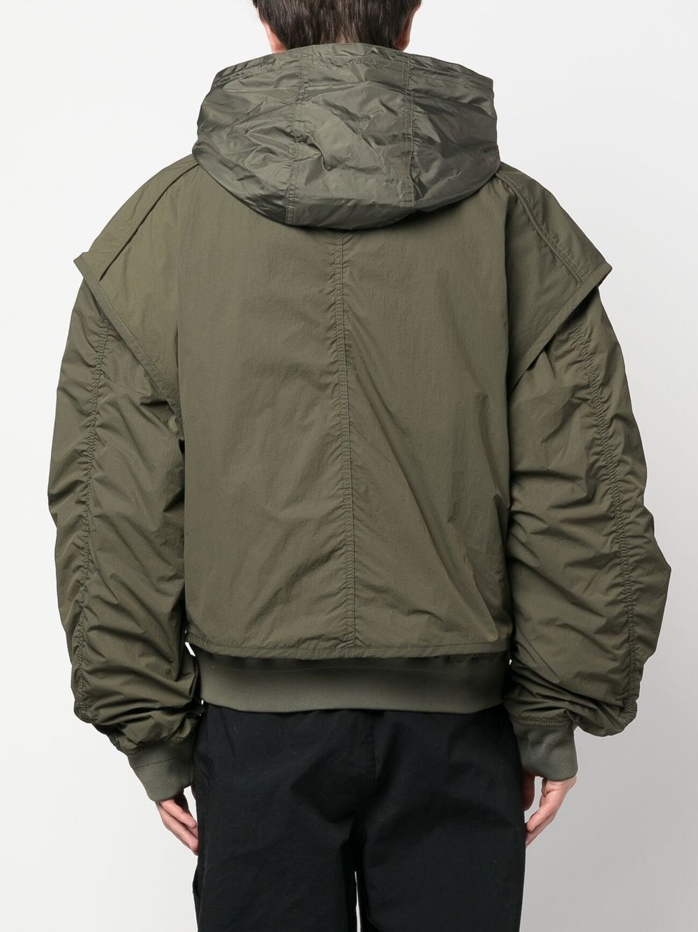 logo-appliqué bomber jacket - 4