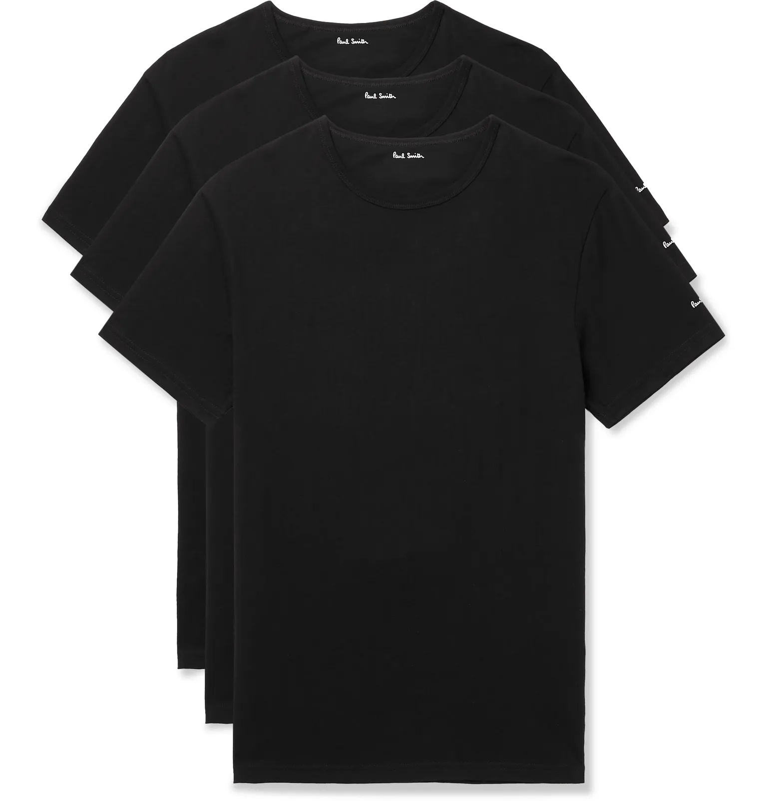 Three-Pack Slim-Fit Cotton-Jersey T-Shirts - 1