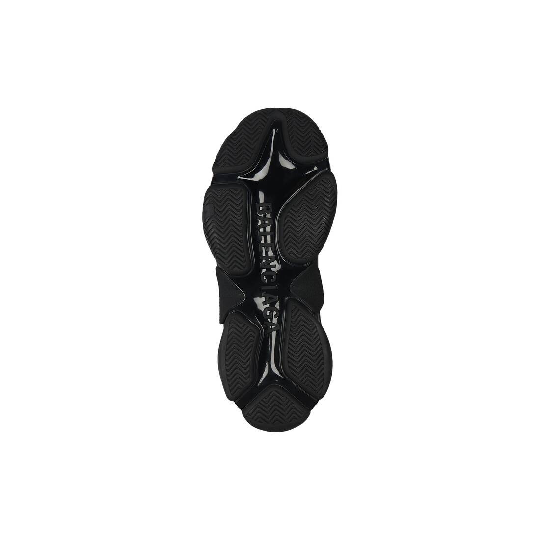 Women's Triple S Sneaker Allover Logo in Black - 5