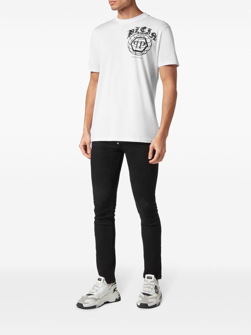 PHILIPP PLEIN logo-embellished cotton T-shirt outlook