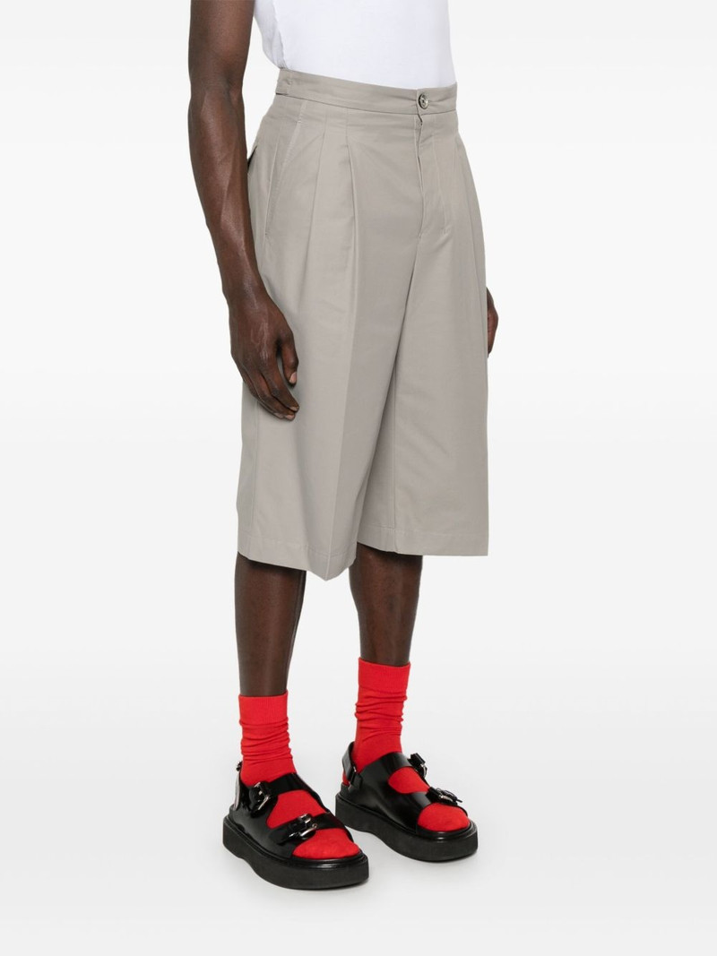 pleat-detail shorts 3