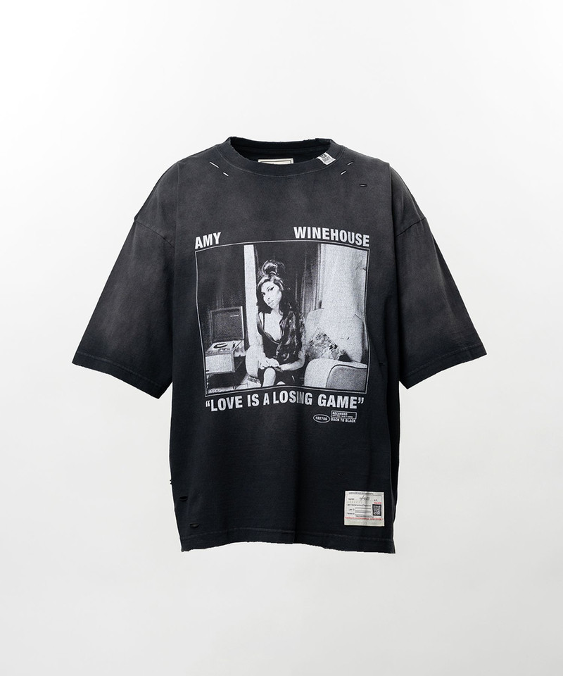 "U/MUSIC x MMY" AMY WINEHOUSE Print T-shirt 9