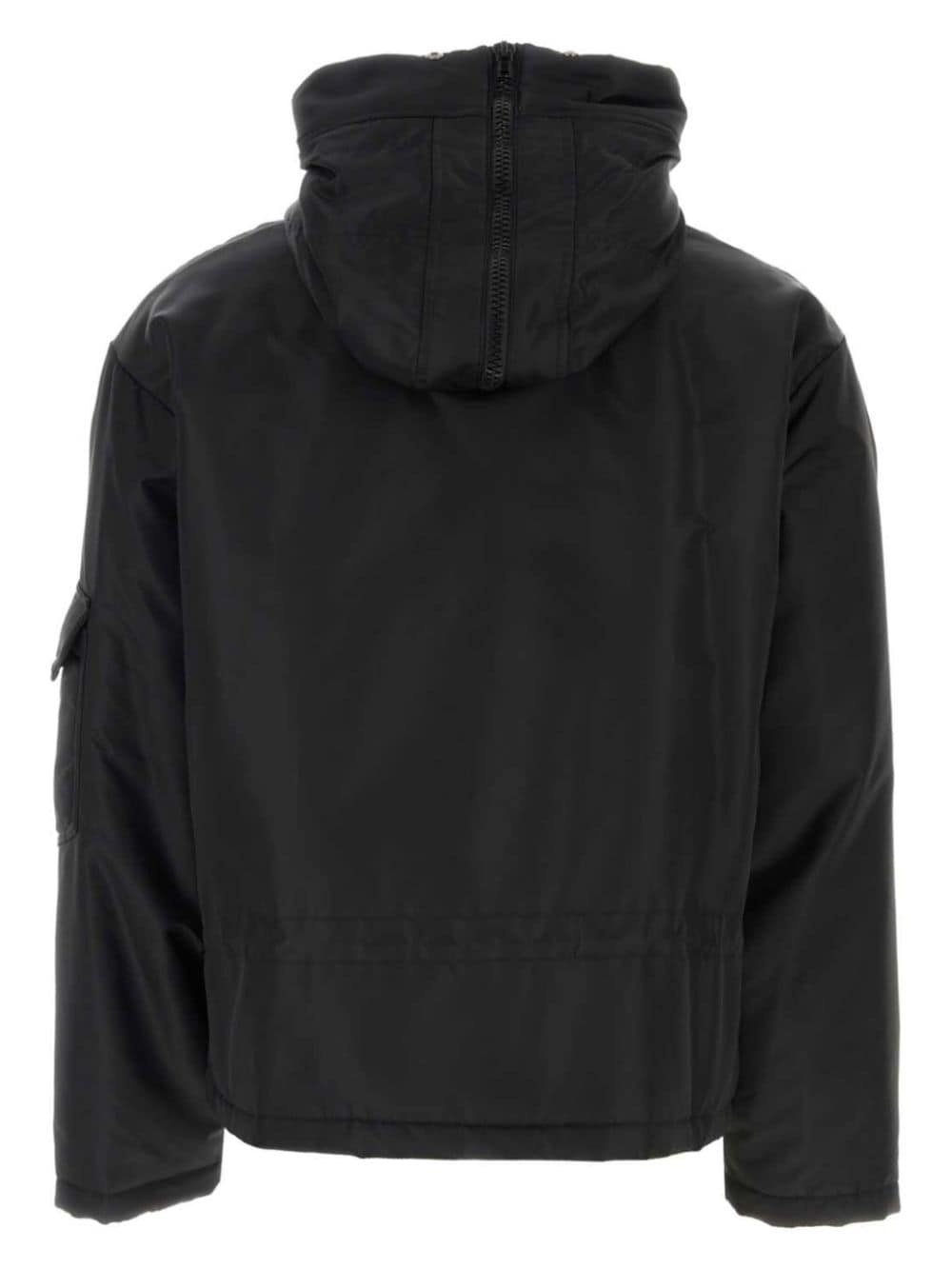 logo-print padded jacket - 2
