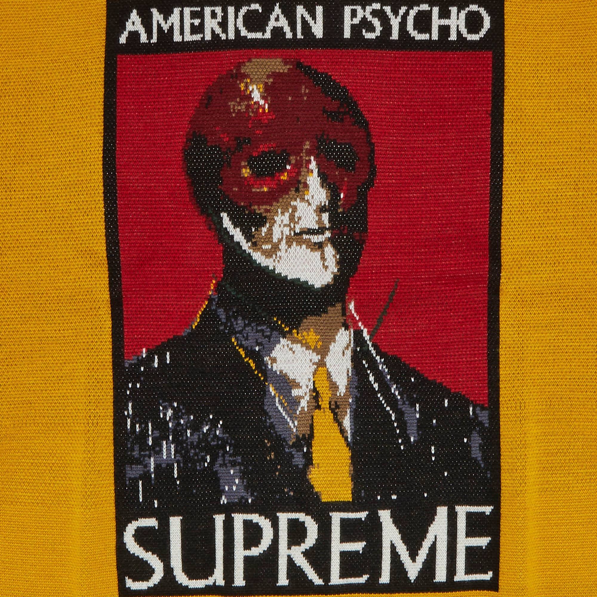 Supreme American Psycho Sweater 'Yellow' - 3
