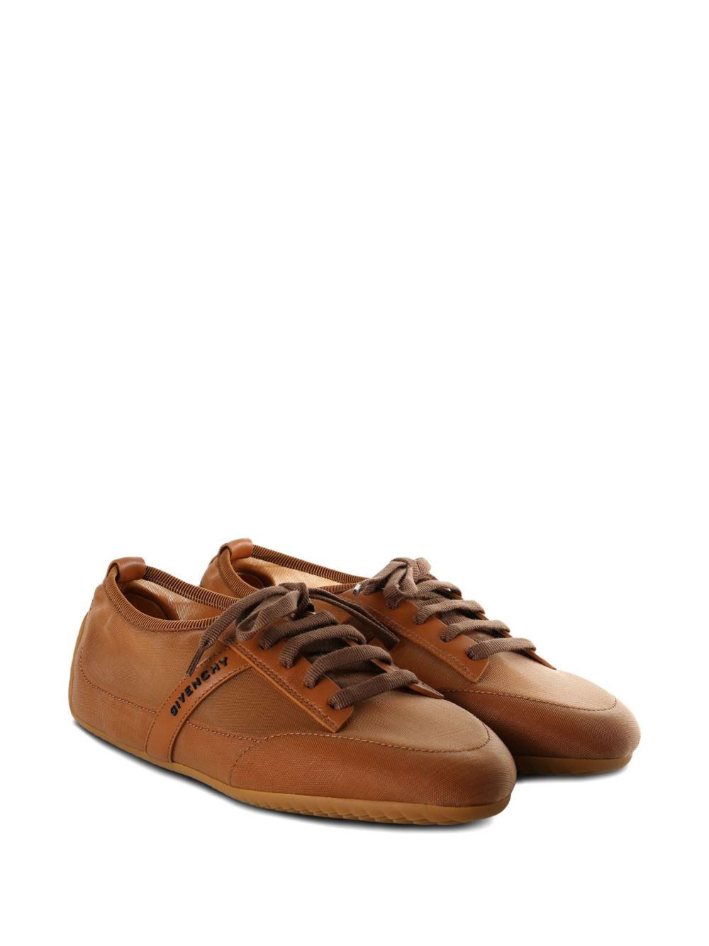 lace-up panelled trainers - 2