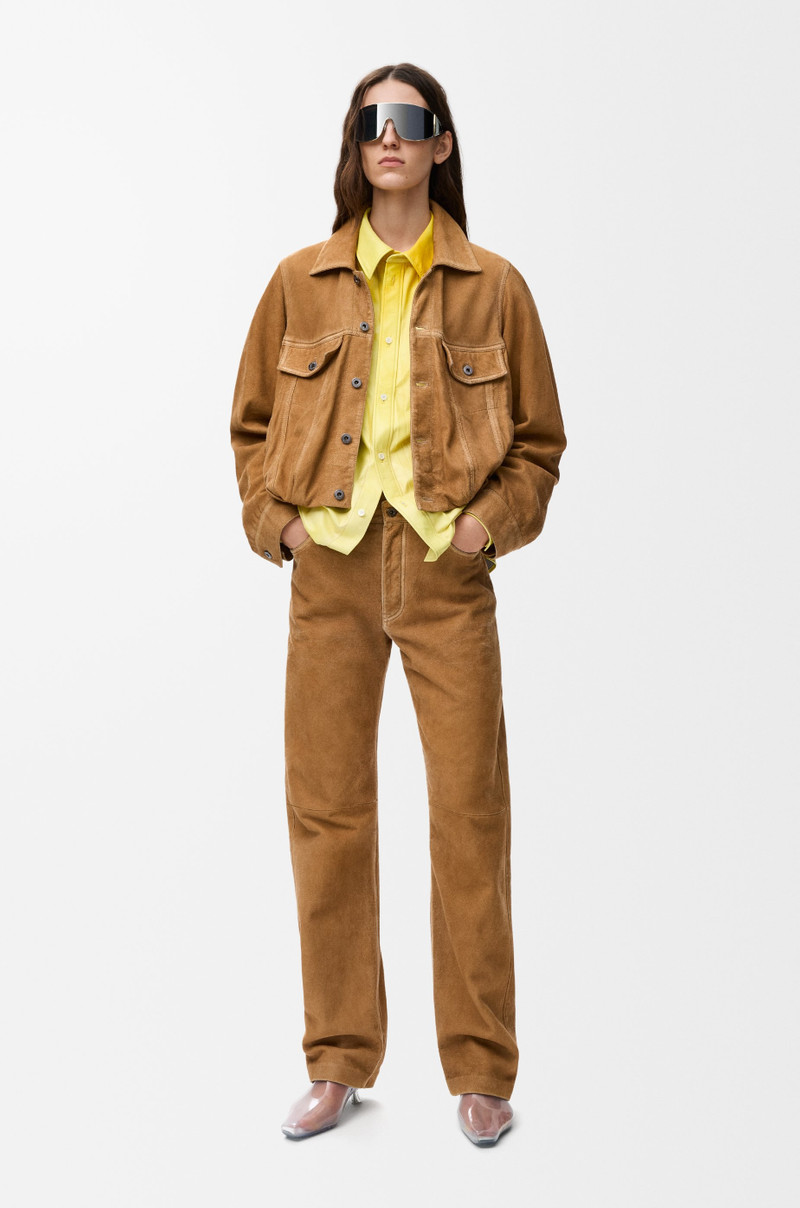 Loewe Jacket in suede goatskin outlook