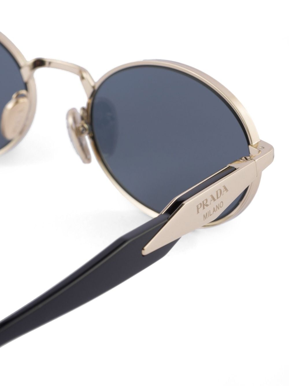 tinted oval-frame sunglasses - 3
