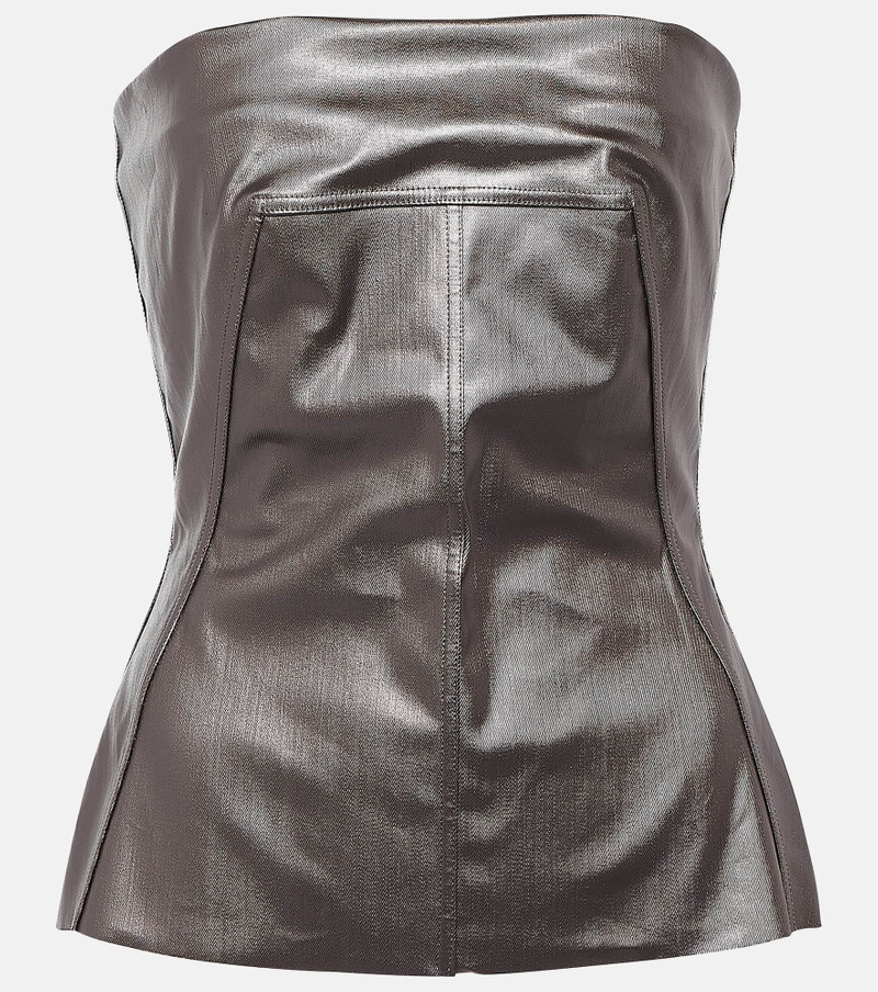 Bustier strapless blouse - 1