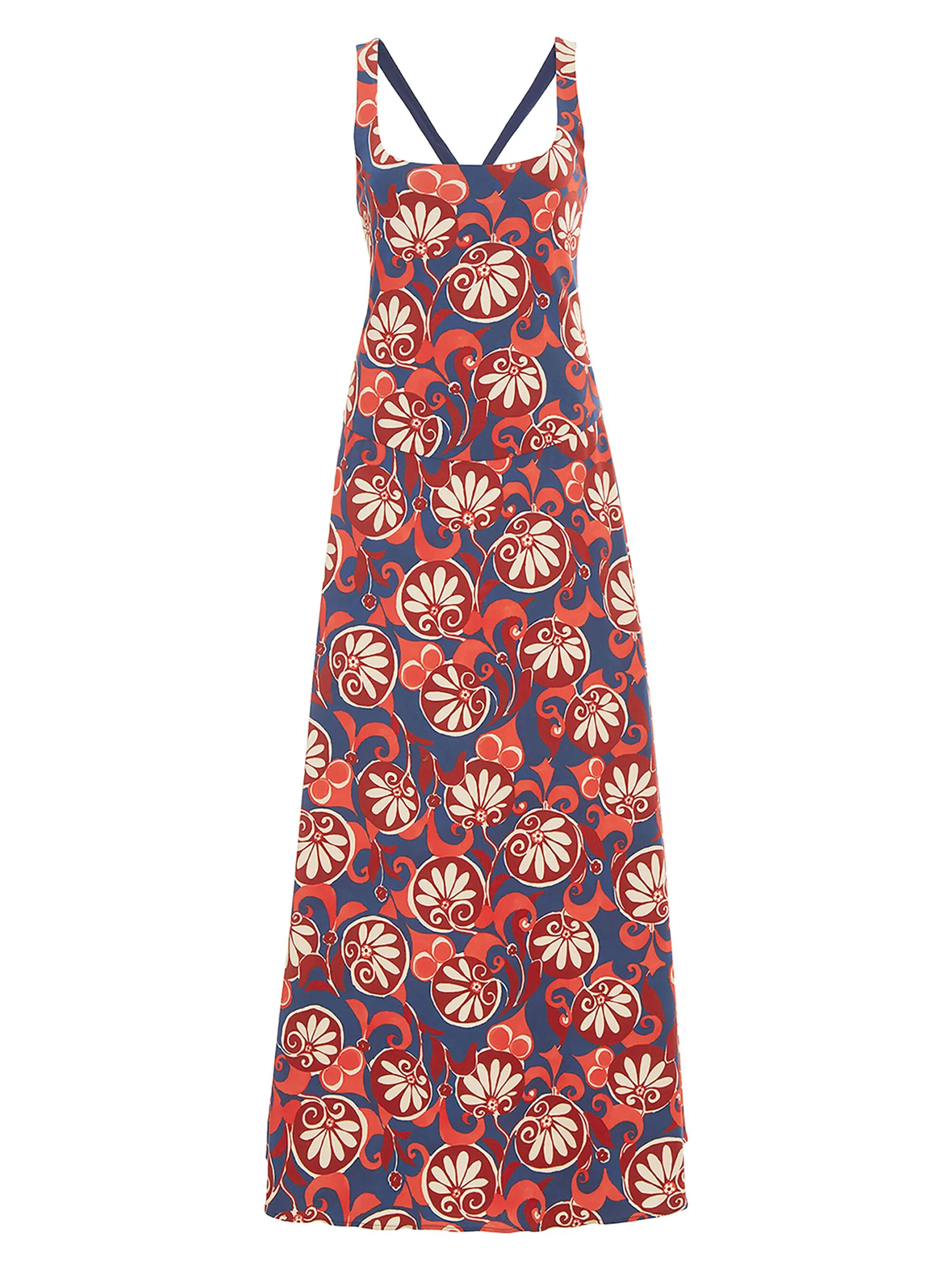 Women's Flipper Dress - Moonflower Navy - 1