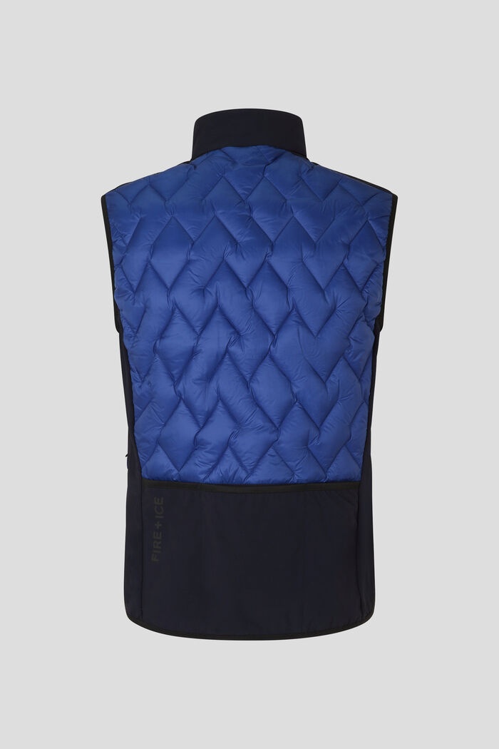 Gerry Quilted vest in Royal blue - 7