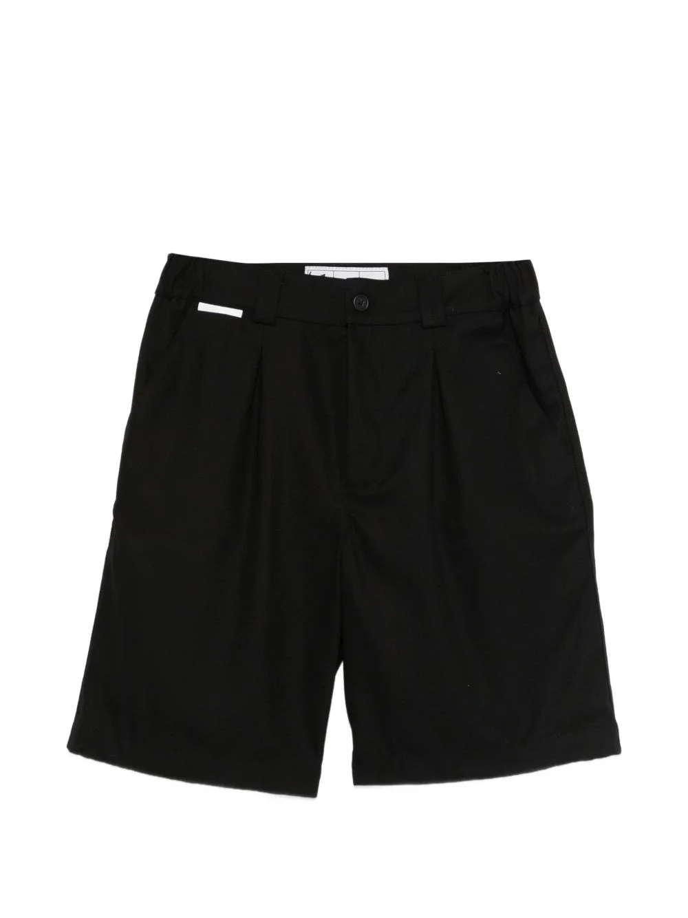 front-pleat shorts - 1
