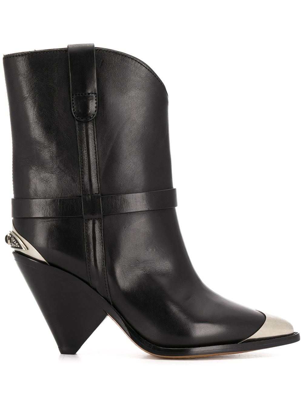 Lamsy cone-heel boots - 1