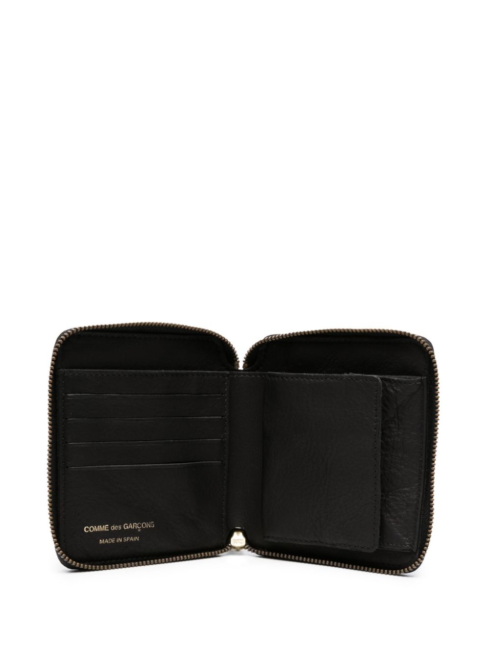 logo-stamp leather wallet - 3