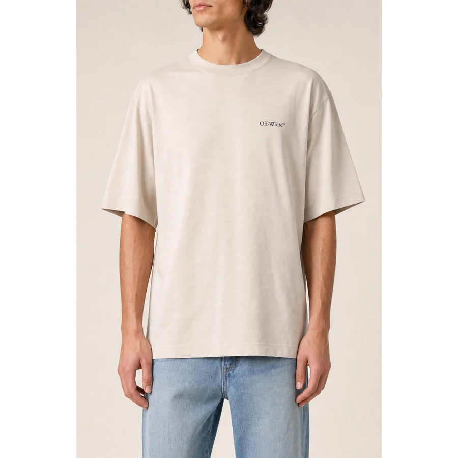 Off-White Men's Skate Fit Marker Arrow Jersey Short Sleeve Tee Nwt - 1