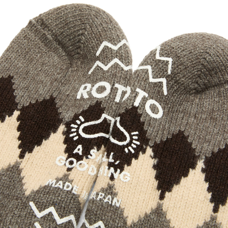 ROTOTO® RoToTo Diamond Comfy Room Sock outlook