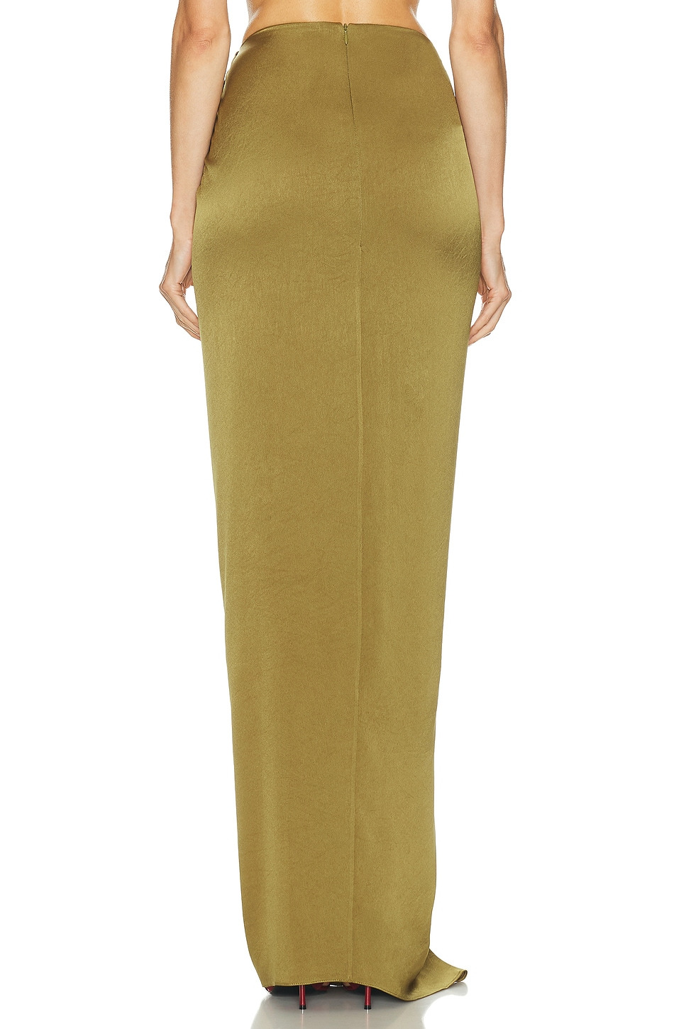 Draped Long Skirt - 4