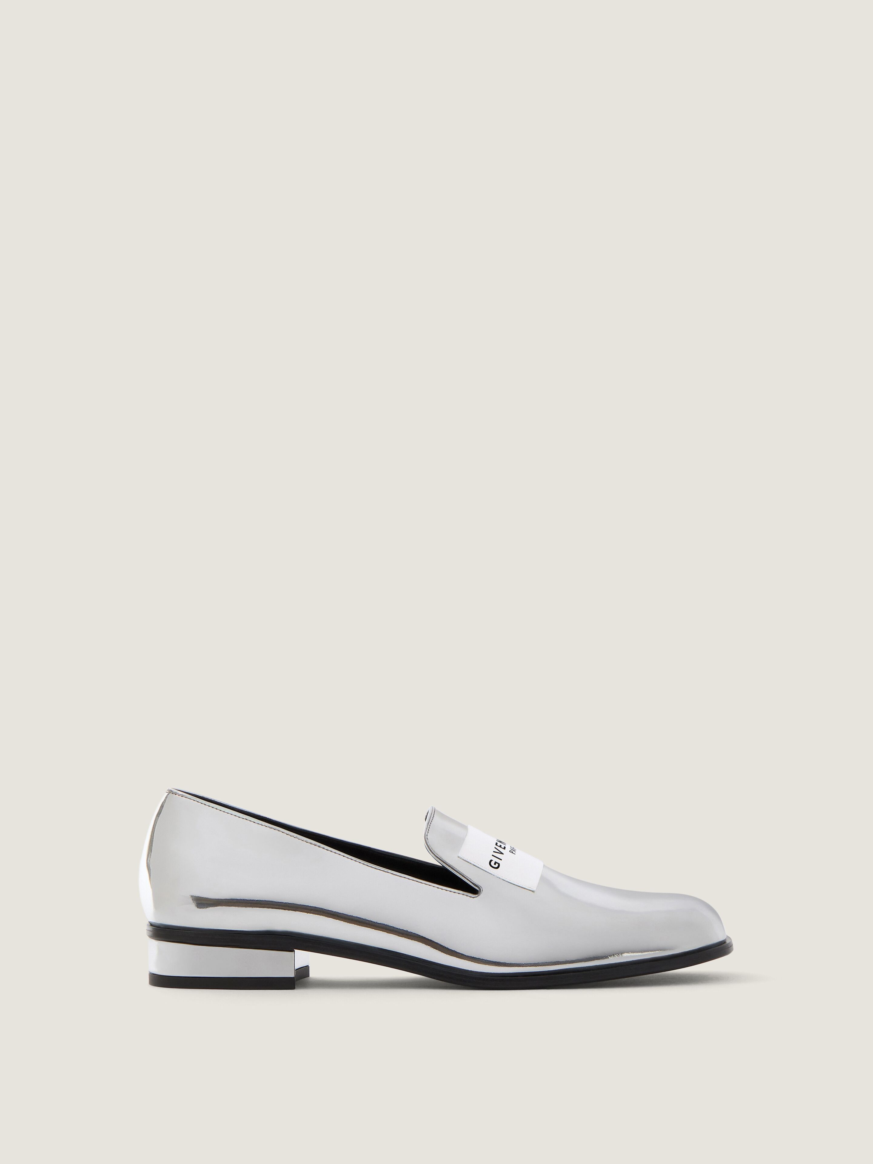 TUX LOAFERS IN MIRROR EFFECT LEATHER - 3